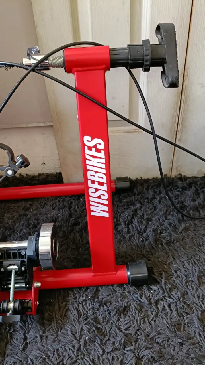 Rodillo de Entrenamiento para Bicicleta WiseBikes Rojo - 3