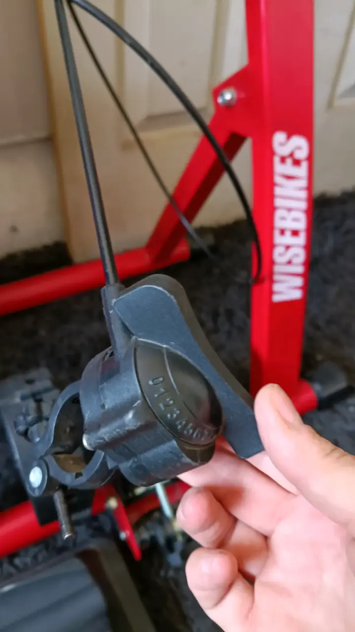 Rodillo de Entrenamiento para Bicicleta WiseBikes Rojo - 5