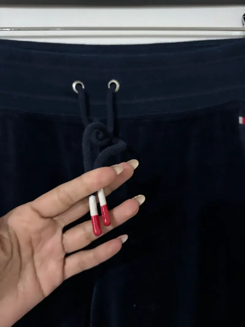 Pantalones deportivos Tommy Hilfiger azul y rosa - 4