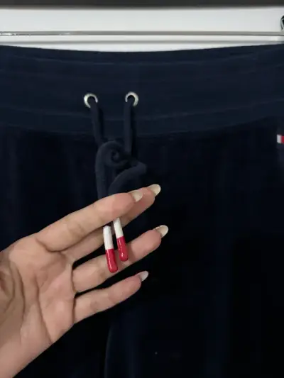 Pantalones deportivos Tommy Hilfiger azul y rosa - miniatura 4