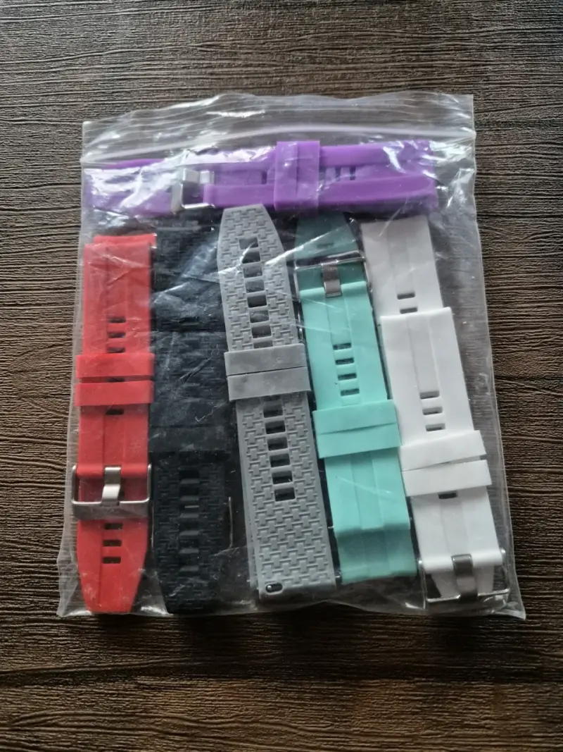 Set de correas de silicona para reloj en varios colores - 1