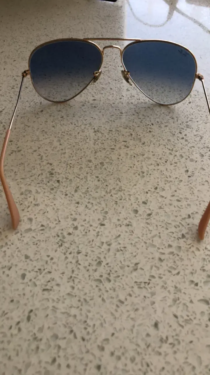 Gafas de sol aviador Ray-Ban con lentes azules - 3