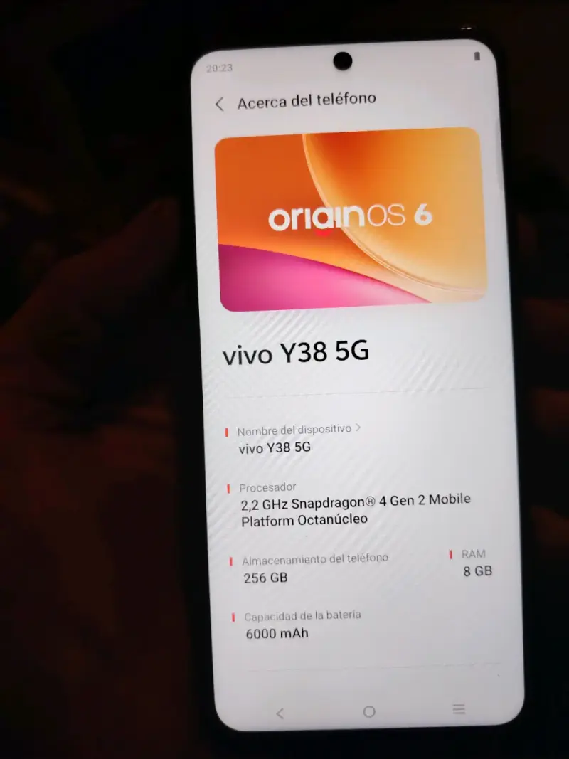 Smartphone Vivo Y38 5G con gran batería - 2