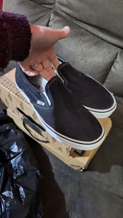 Zapatillas Vans Slip-On negras talla 44 - miniatura 2