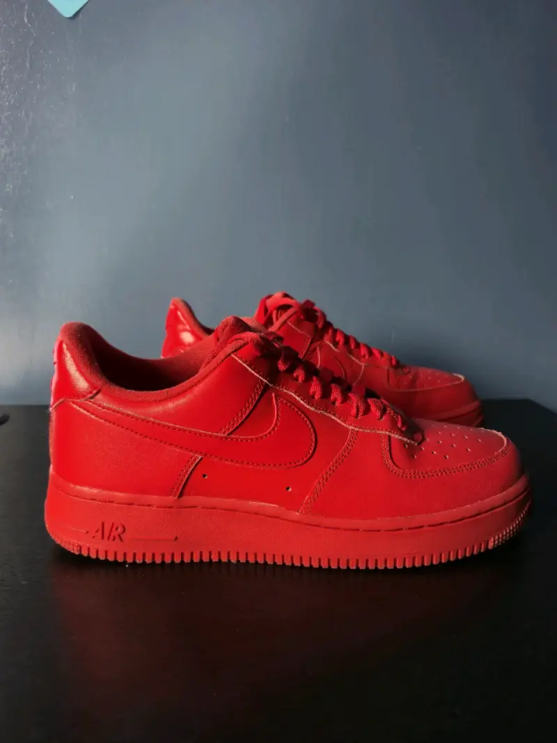 Zapatillas Nike Air Force 1 triple red - 1