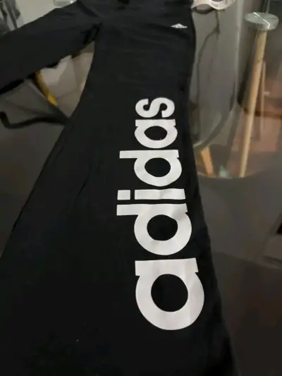 Pantalones deportivos negros Adidas para mujer - miniatura 3
