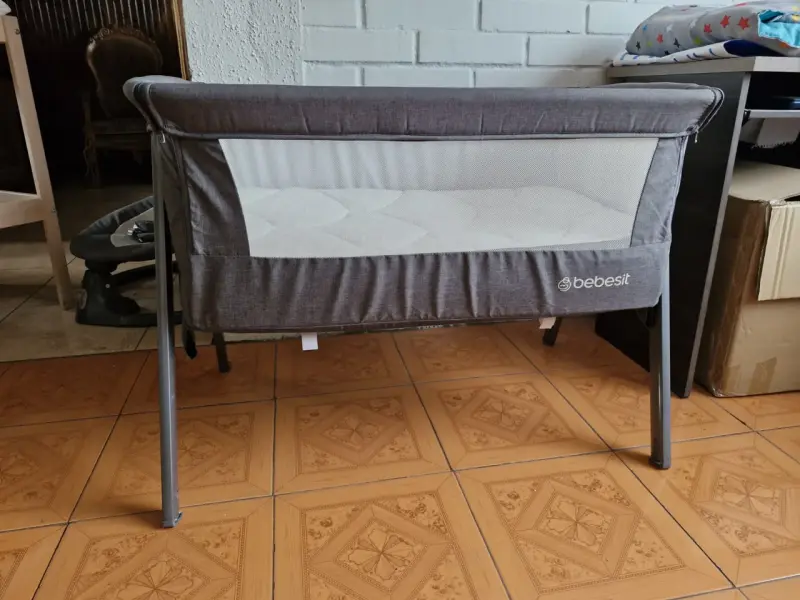 Cuna colecho Bebesit+ colchón Drimkip gris - 1