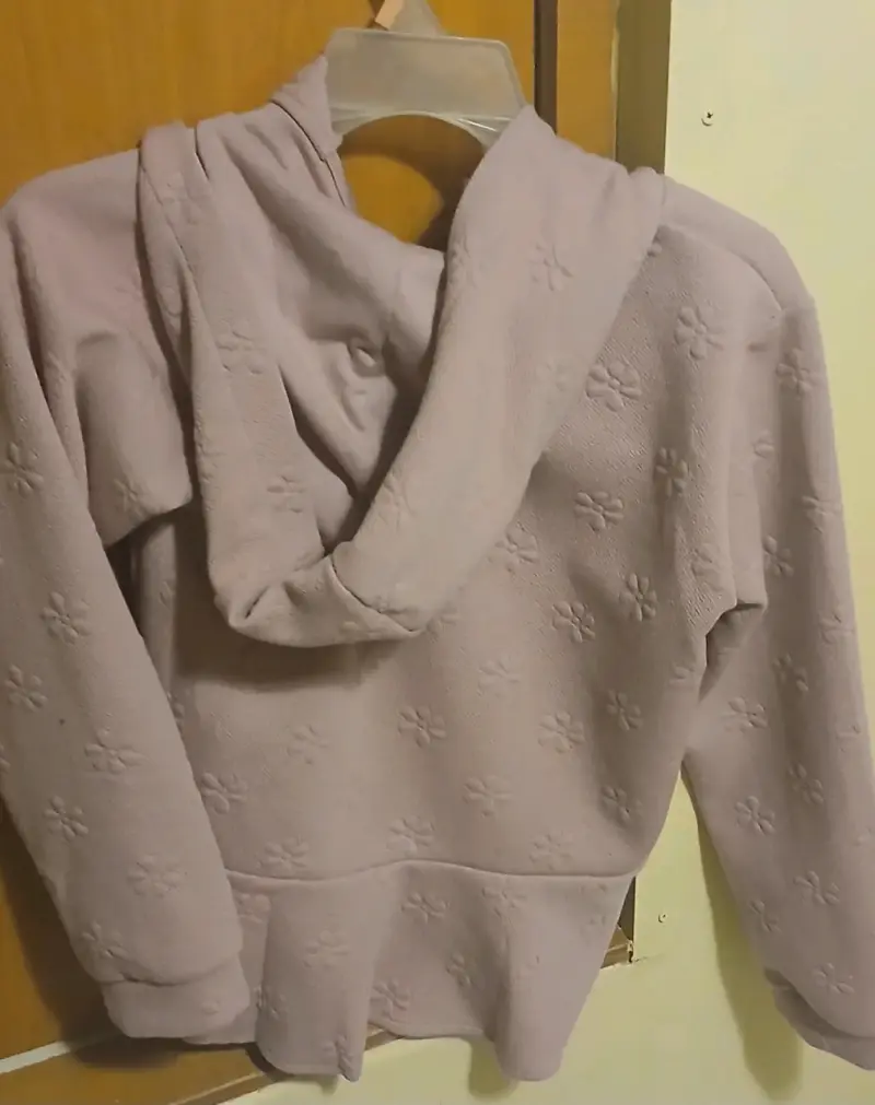 Polerón de niña con capucha talla 12 - 2