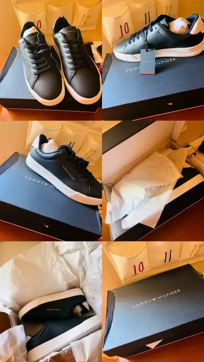 Zapatillas negras Tommy Hilfiger Court LTH - miniatura 1