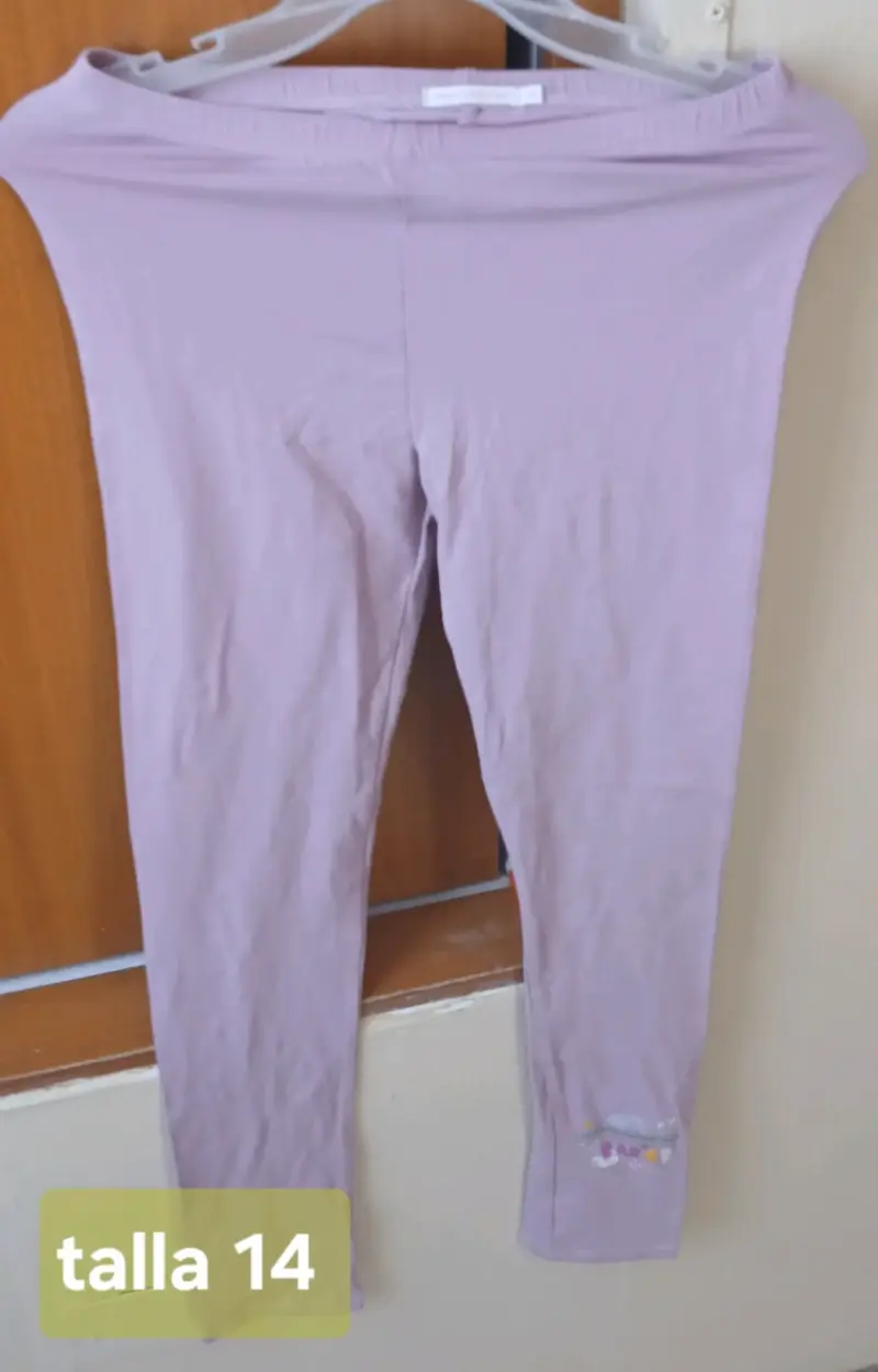 Lote Leggings para niña talla 14 en varios colores - 1