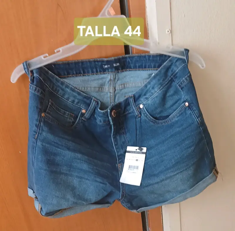 Shorts de mezclilla talla 44 para mujer