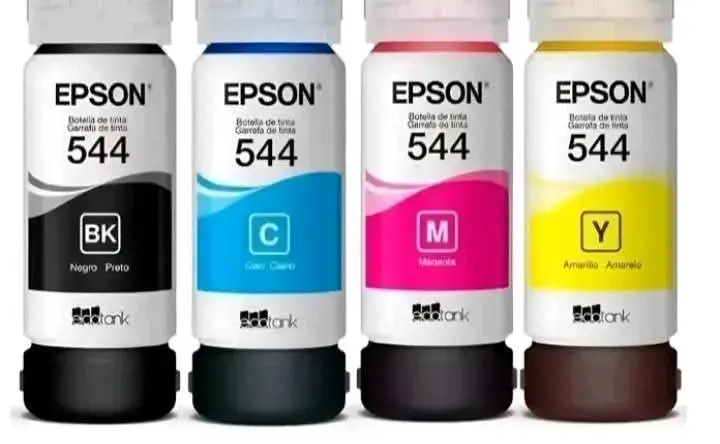 Set de Botellas de Tinta Epson 544 Colores Variados