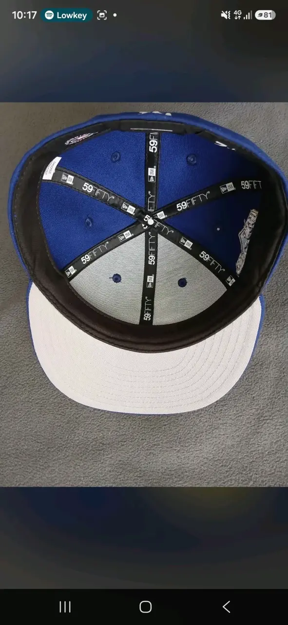 Gorra New Era 59Fifty LA Azul - 3