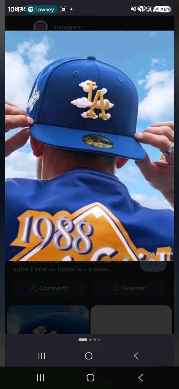 Gorra New Era 59Fifty LA Azul - 4