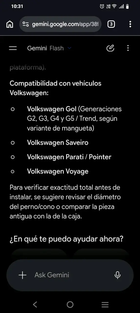 Pieza de suspensión Teknorot para Volkswagen - 4