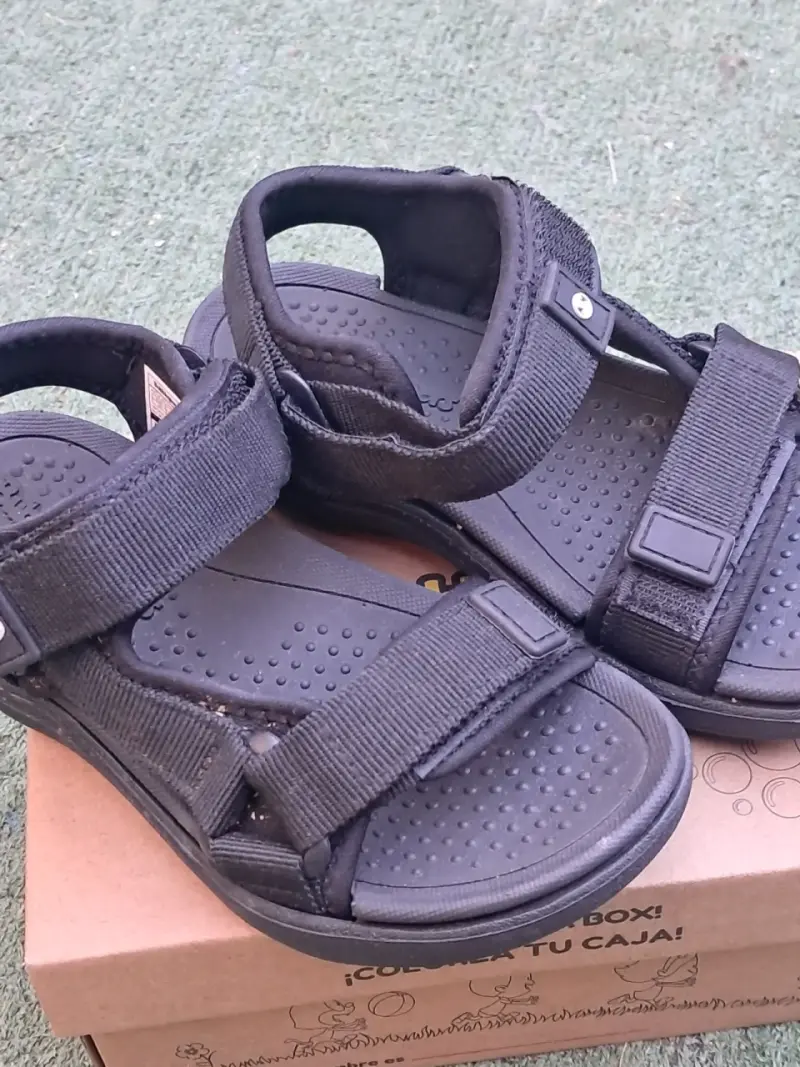 Sandalias negras para niños Bubblegummers - 3