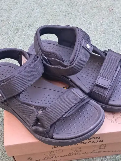 Sandalias negras para niños Bubblegummers - miniatura 3