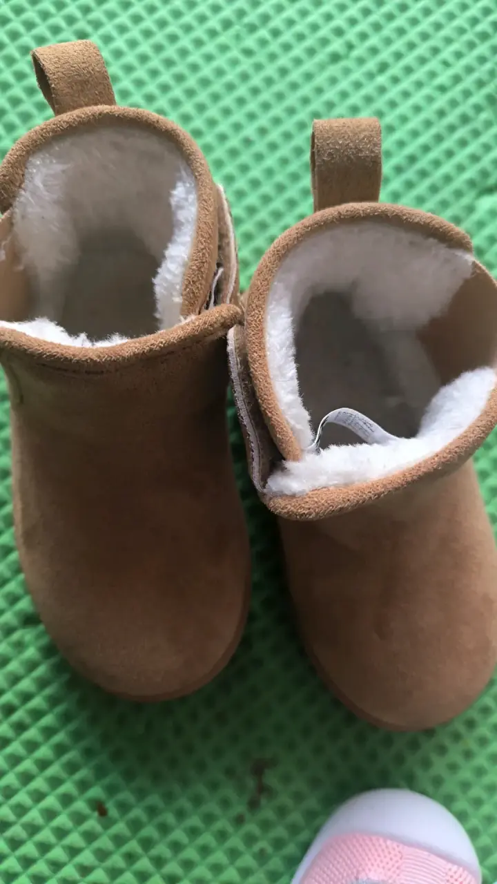 Botas de invierno para niños color camel - 2