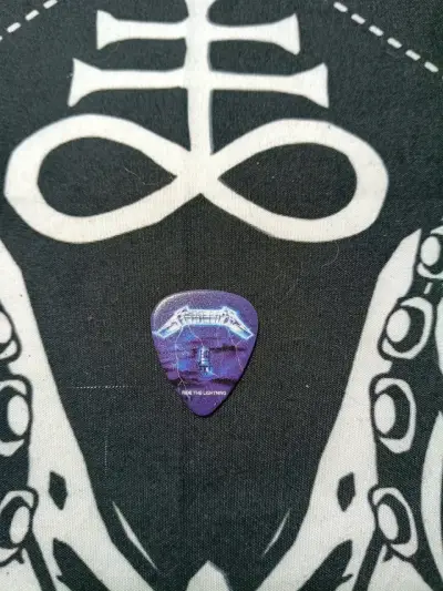 Púa de guitarra Metallica Ride the Lightning - miniatura 1