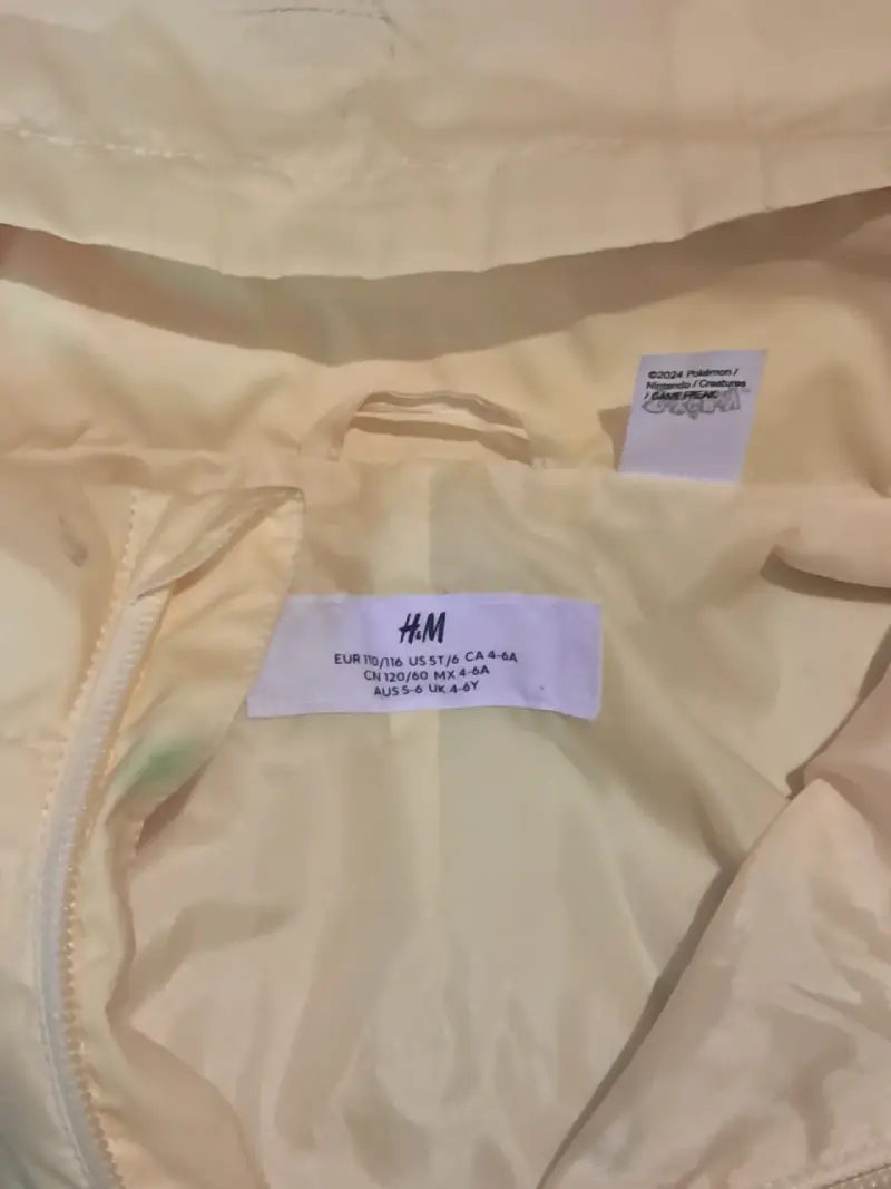 Chaqueta amarilla Pikachu para niños - 5