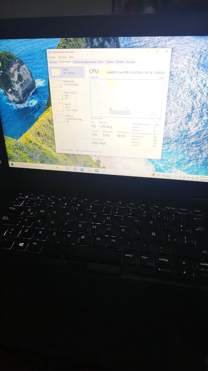 Laptop Dell Latitude 5490 con Intel Core i5, 14" - 2