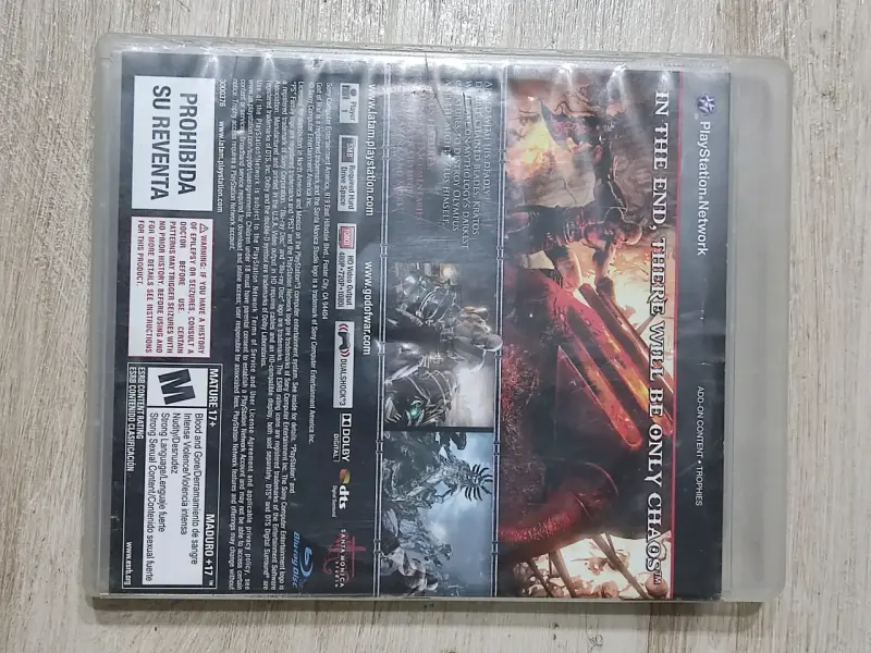 Juego PS3 God of War III en buen estado - 2