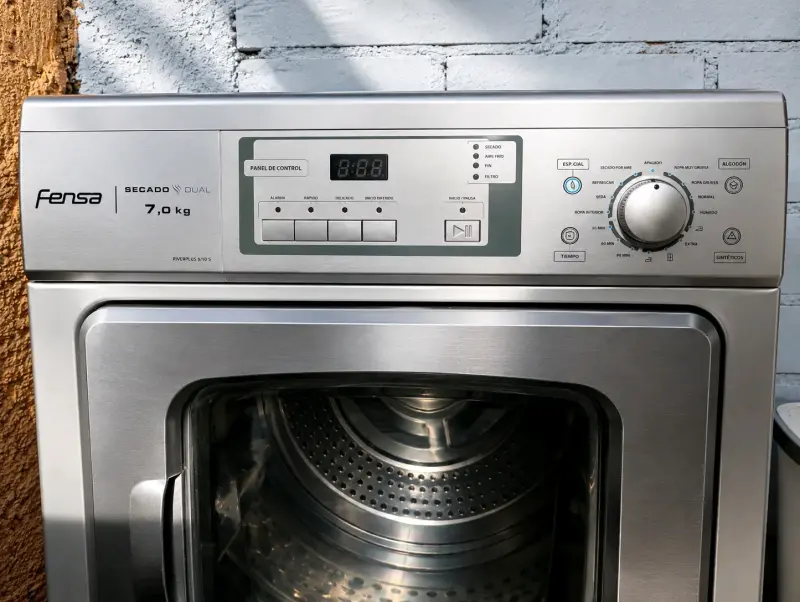 Secadora Fensa 7 kg acero inoxidable - 2