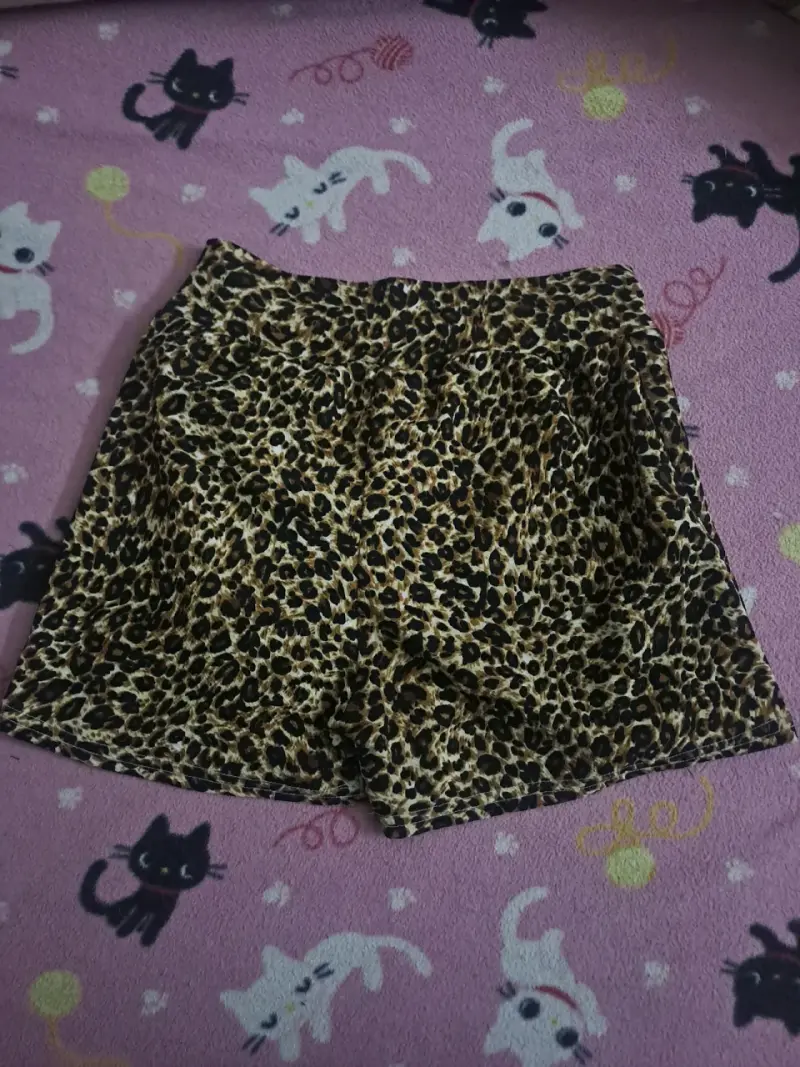 falda short animal print - 2