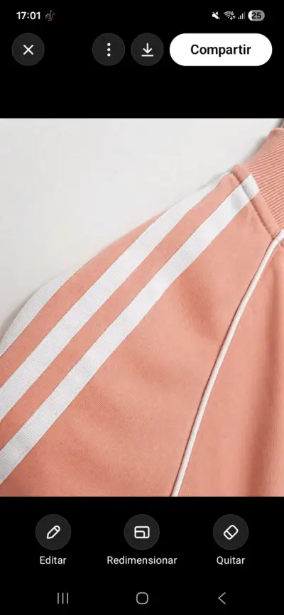 Chaqueta deportiva rosa Adidas para mujer - miniatura 2
