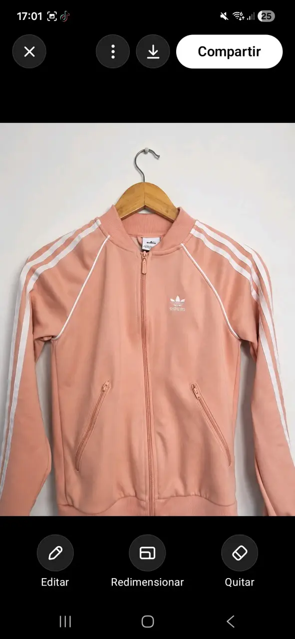 Chaqueta deportiva rosa Adidas para mujer - 4