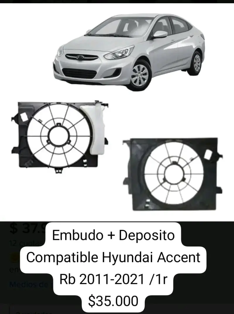 Radiador Hyundai Accent Prime 1.5 2000-2006 - 3