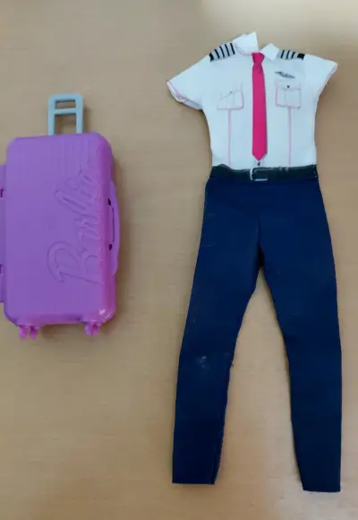 Avión de juguete rosa con acesorios  Barbie - miniatura 3