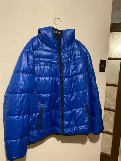 Chaqueta acolchada azul Angelo Litrico para hombre - miniatura 1