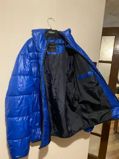 Chaqueta acolchada azul Angelo Litrico para hombre - miniatura 2