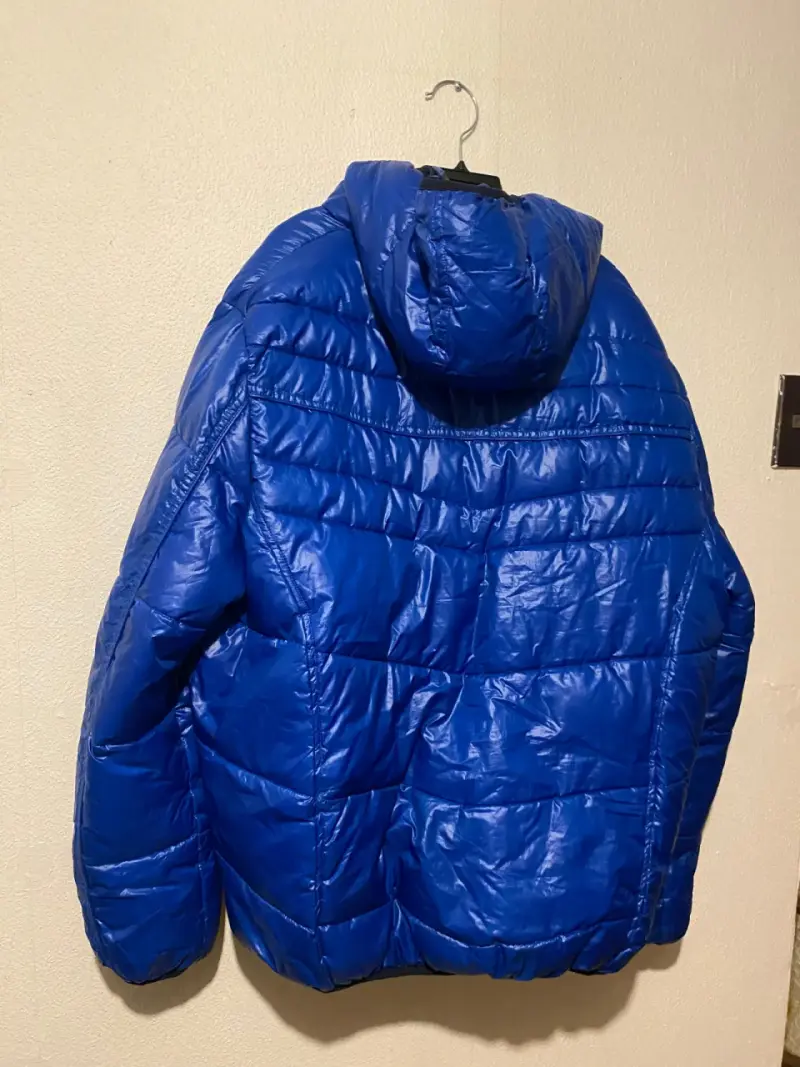 Chaqueta acolchada azul Angelo Litrico para hombre - 4