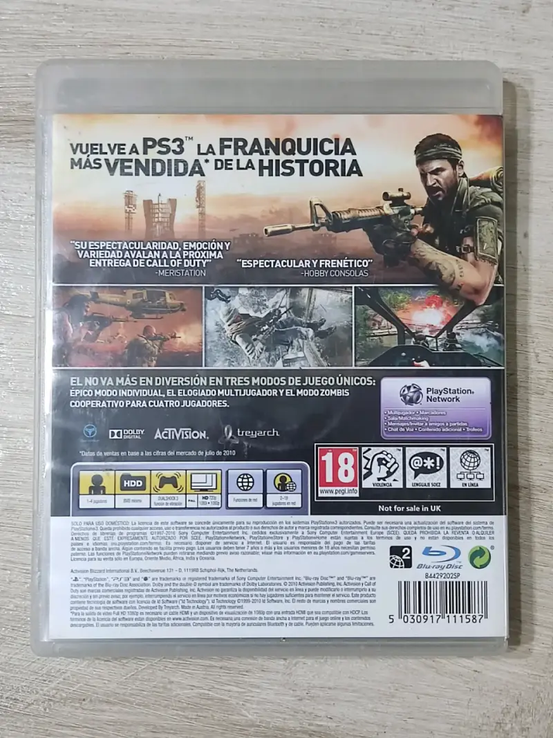 Juego PS3 Call of Duty Black Ops en buen estado - 2