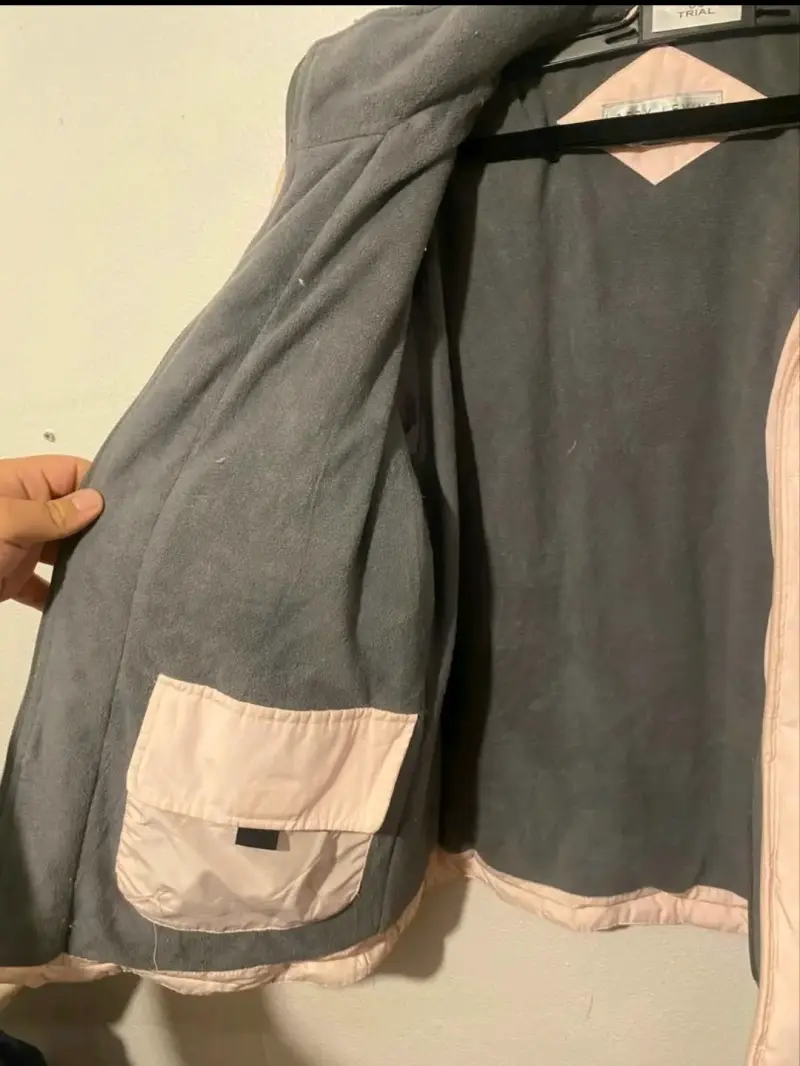 Chaqueta Larry Levine rosado pastel para mujer - 3