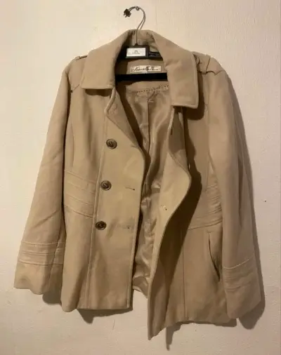Abrigo beige Kenneth Cole para mujer - miniatura 1