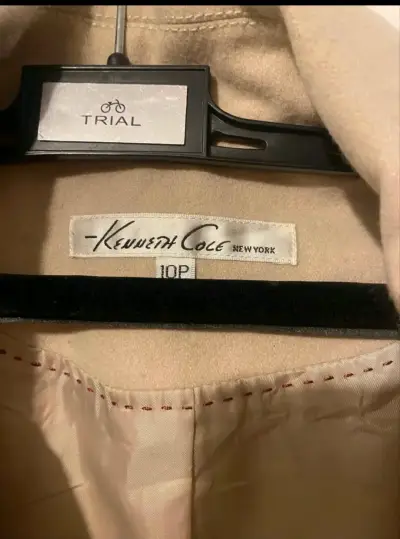 Abrigo beige Kenneth Cole para mujer - miniatura 2