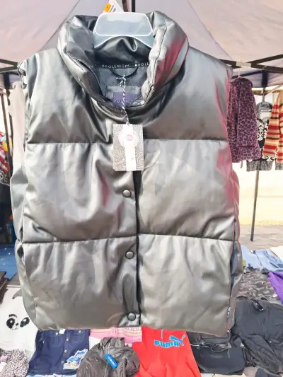Chaleco acolchado negro para mujer Polemic - miniatura 1