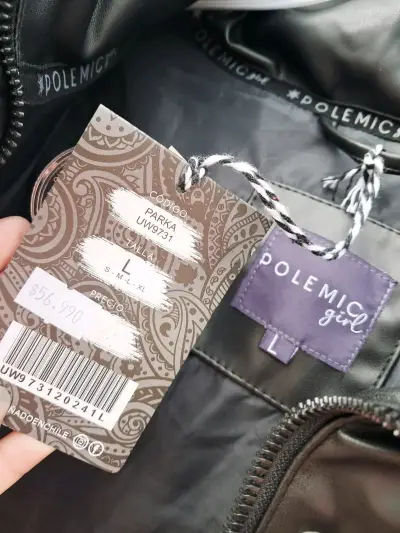 Chaleco acolchado negro para mujer Polemic - miniatura 2