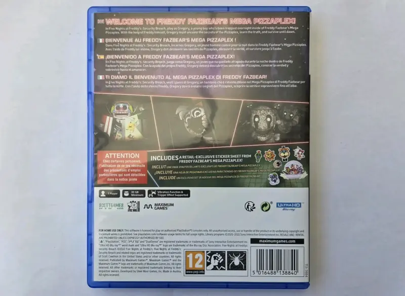 PS5 Five Nights at Freddy's Security Breach - 2