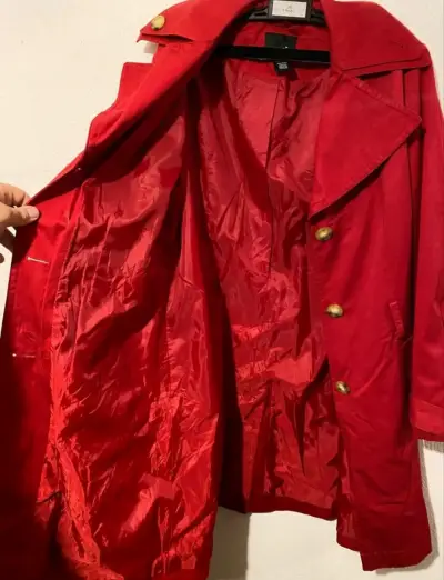 Abrigo rojo mujer East 5th talla L - miniatura 3