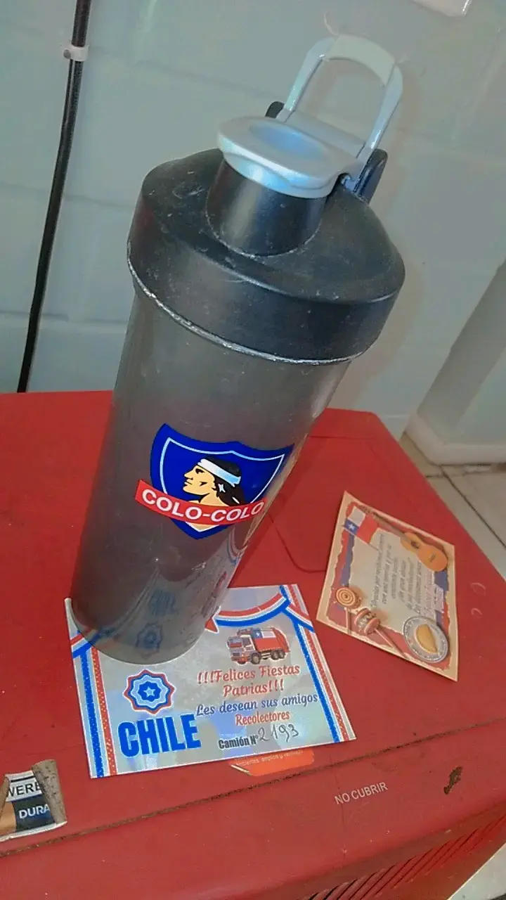 Botella shaker deportiva Colo-Colo