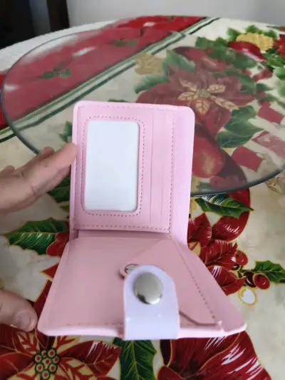 Billetera Kuromi de Cuero Sintético Rosada - miniatura 2