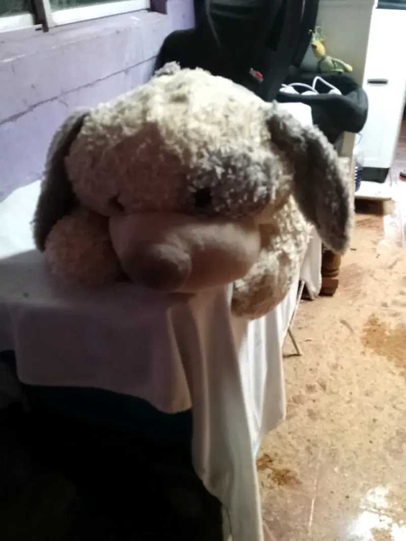 Peluche Barney con traje de bombero - 4