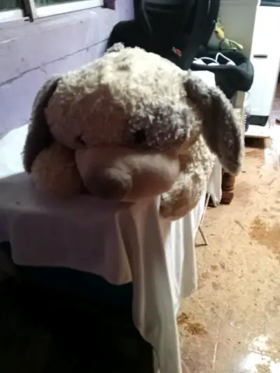 Peluche Barney con traje de bombero - miniatura 4