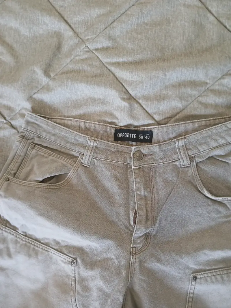 Bermudas cargo beige Opposite para hombre - 2