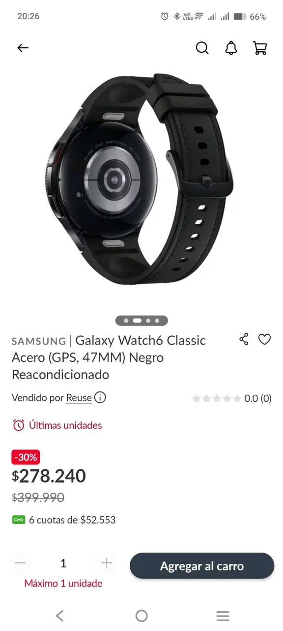 Por apuro Samsung Galaxy Watch6 Classic GPS 47mm - 2