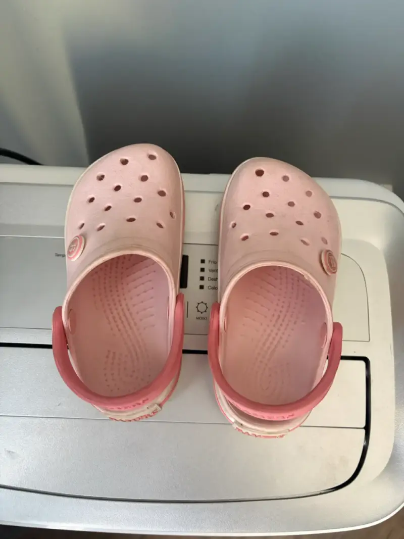 Zuecos de goma rosados para niños Bamers N.25 - 2